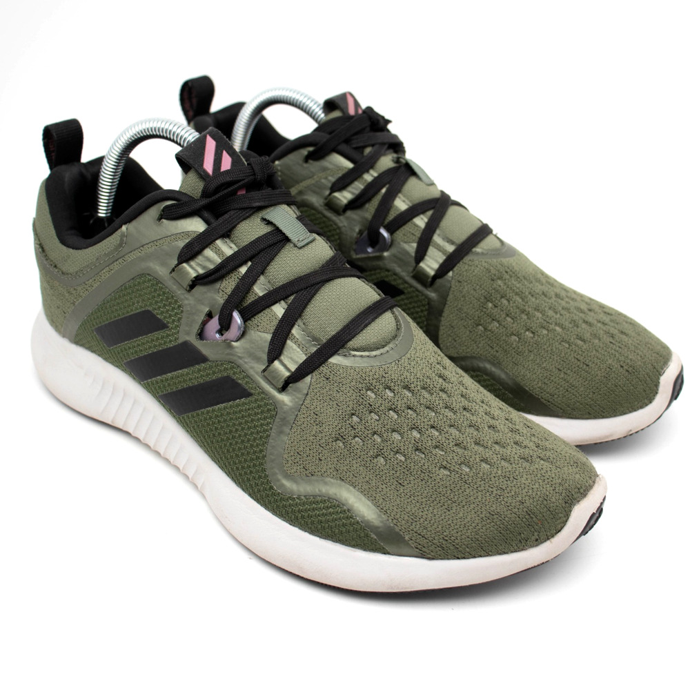 Adidas Edge Bounce Womens SIZE 9.5 Green Running Shoes - Picture 2 of 8